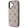 Guess GUHMP16SPGPYSW iPhone 16 6.1 brązowy/brown hardcase Peony Script MagSafe
